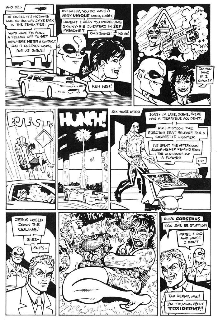 Jesus hosed down the ceiling