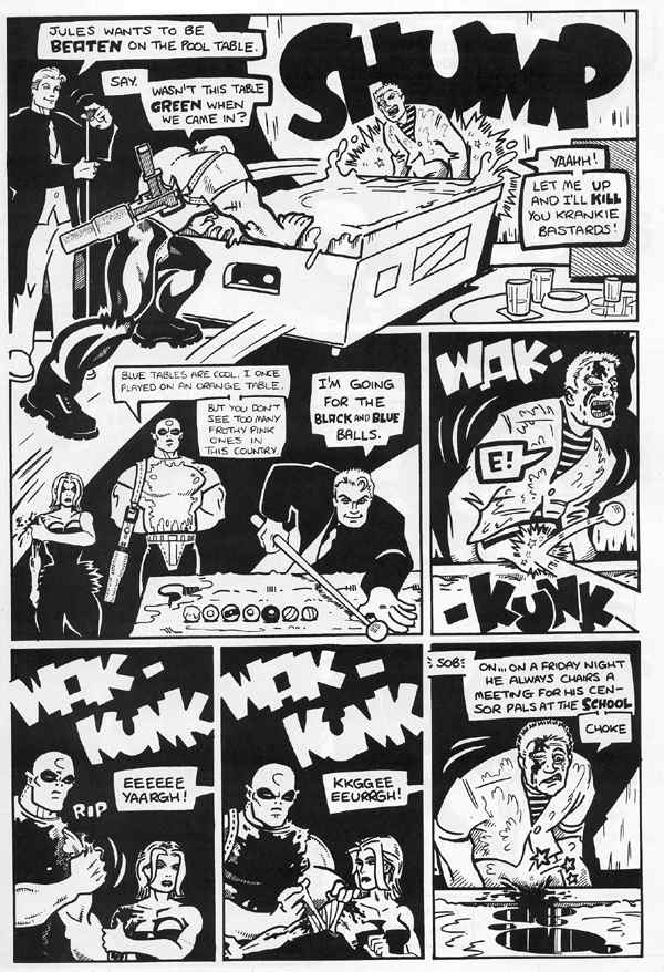 Black and Blue balls