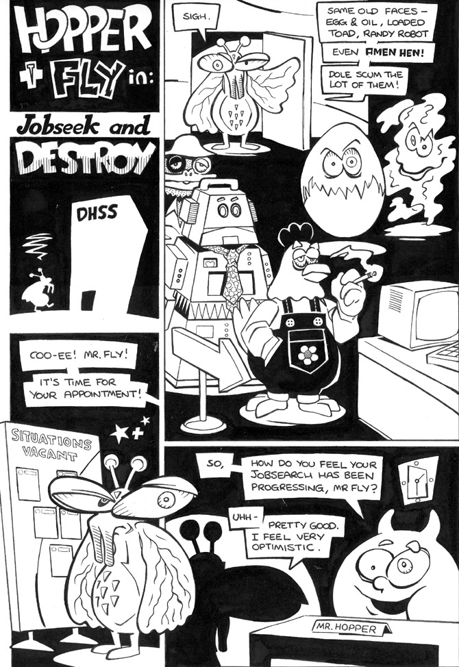 Hopper and Fly - Jobseek and Destroy